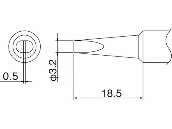 Pliers Other - 【お取り寄せ】白光 こて先 3.2D型 T19-D32
