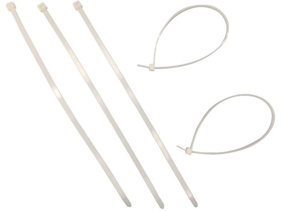 【商品説明】●汎用性の高い標準タイプの結束バンドです。【仕様】●型番：KO-13●入数：5本●色：ナチュラル　●幅（mm）：7．6　●長さ（mm）：380　●厚さ（mm）：1．7　●最大結束径（mm）：100　●引張強度（N）：535　●包装形態：袋　●袋入数（本）：5●屋内用　●使用温度範囲：−40〜85℃●ナイロン●一度結束すると取り外しが出来ません。【備考】※メーカーの都合により、パッケージ・仕様等は予告なく変更になる場合がございます。【検索用キーワード】ユタカメイク結束タイケーブルタイ380mm5入　ユタカメイクケッソクタイケーブルタイ380mm5イリ　ユタカメイクロープ　KO13　電子機器　電設配線部品　ケーブルタイ　ケーブルタイ屋内用　4903599015171　8291144　ユタカメイク　結束タイ　ケーブルタイ　380mm　5入　KO−13　EE9429配線などの結束、一般作業での結束。