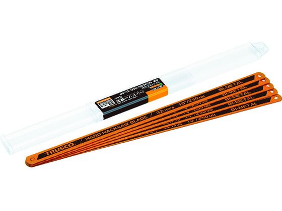 【お取り寄せ】TRUSCO ハンドソー替刃バイメタル 250mm×18山 5枚入 NS3906-2