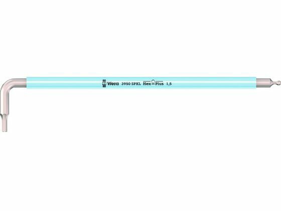 Wera 3950 SPKL Hex-Plus ステンレス六角レンチ 1.5 iceblue 0