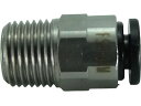 【お取り寄せ】チヨダ ファイブSUSメイルコネクタ 4mm・R1/8 FS4-01M