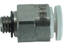 【お取り寄せ】チヨダ ファイブSUSメイルコネクタ 白 4mm・M5×0.8 FS4-M5MW