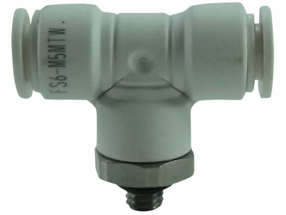 【お取り寄せ】チヨダ ファイブSUSメイルブランチティ 白 6mm・M5×0.8 FS6-M5MTW