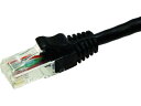 【お取り寄せ】コーニング Cat5e UTPパッチコード1m 黒 VOL-5EUPB-L1-BKL
