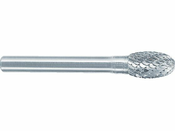 【お取り寄せ】スーパー スーパー超硬バー シャンク径6mm(卵型)ダブルカット(刃径:12