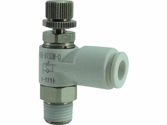 【お取り寄せ】チヨダ ファイブスピードコントローラα白メーターアウト6mm・R1／8 F6R-01S