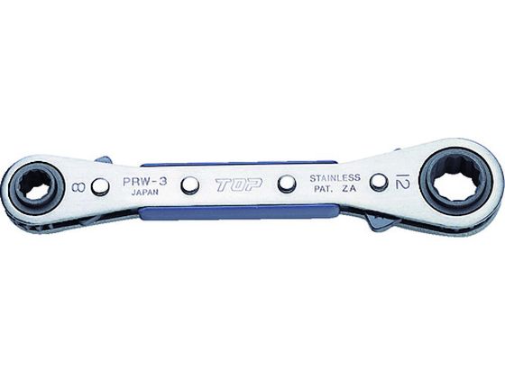 【お取り寄せ】TOP 4サイズ板ラチェットレンチ 5.5×7・6×8mm PRW-1