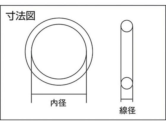 【お取り寄せ】AK Oリング 1AP-10A (10個入) 1A-P10A