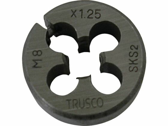 【お取り寄せ】TRUSCO 丸ダイス 25径 ウイットねじ 3／8W16 (SKS) T25D-3 8