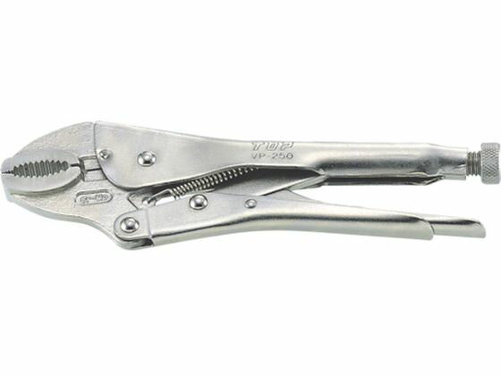 【仕様】●型番：VP-125●全長（mm）：140●最大口開き（mm）：20●クロムモリブデン鋼（Cr−Mo）●用途に合ったタイプ（サイズ）をご使用下さい。●物をロックした状態で牽引や吊り下げは危険ですから絶対にしないでください。●工具の使用目的以外には使用しないで下さい。【備考】※メーカーの都合により、パッケージ・仕様等は予告なく変更になる場合がございます。【検索用キーワード】TOPバイスプライヤ125mm　TOPバイスプライヤ　TOPレンチ　VP125　手作業工具　クランプバイス　グリッププライヤー　4975180820075　7235330　TOP　バイスプライヤ　125mm　VP−125　EH6722