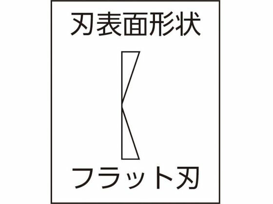 【お取り寄せ】KEIBA プラスチック用ニッパー 45度タイプ(刃先:フラット)175 PL-757