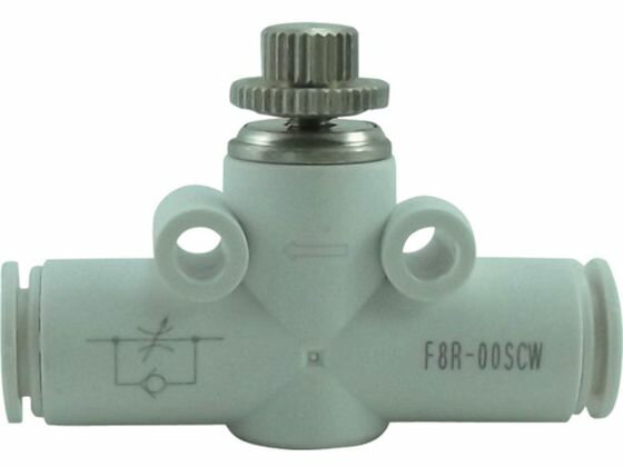 【お取り寄せ】チヨダ ファイブインラインスピードコントローラ W(白)8mm F8R-00SCW