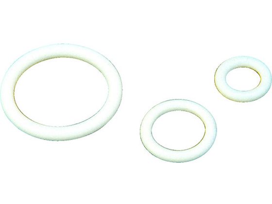 【お取り寄せ】フロンケミカル フッ素樹脂(PTFE)Oリング P-6 (10個入) NR0314-0 ...