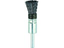 【お取り寄せ】TRUSCO 筒型ブラシΦ15×軸6 鋼線0.3 スプリング付 TEBS-15(4)