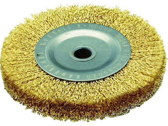 【お取り寄せ】NSK 鋼線ゴールドホイールブラシ W-2