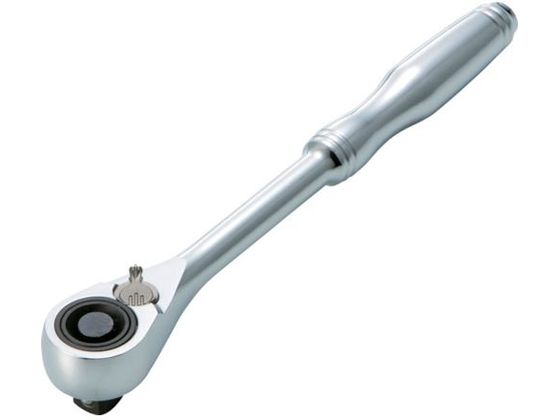 【お取り寄せ】TRUSCO ラチェットハンドル 差込角9.5 全長190mm TSRH3-B