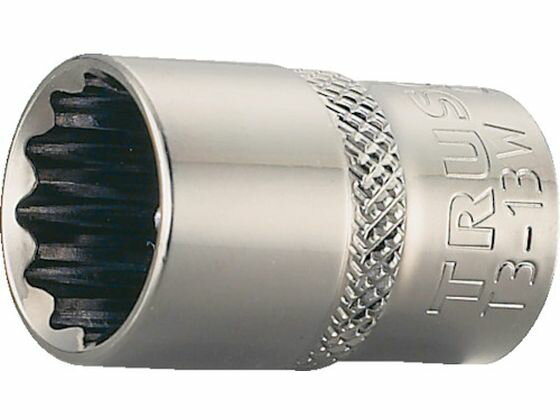 樂天商城 - 【お取り寄せ】TRUSCO ソケット 12角タイプ 差込角9.5 対辺13mm T3-13W