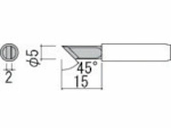 【お取り寄せ】白光 こて先 K型 900M-T-K