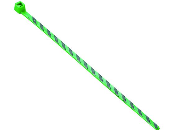 【お取り寄せ】パンドウイット ストライプナイロン結束バンド 緑／黒 (50本入) PLT1