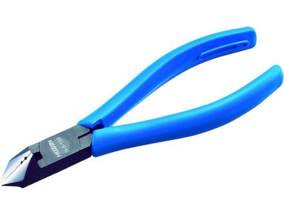 【商品説明】●銅線切断に適した使いやすい斜刃に、電線用ストリップ穴を付けています。●グリップもエラストマー製ソフトタイプを使用していますので、連続作業での疲れを軽減させます。●刃部硬度は、HRC58です。【仕様】●型番：N-5-150●全長（mm）：158●切断能力（mm）鉄線：φ1．4●切断能力（mm）銅線：φ2．6●ラウンド刃●ストリップ用穴付（N−5−125：φ1．2mm、N−5−150：φ1．2mm、φ1．6mm）●ストリップ穴径（mm）：1．2φ●刃部硬度は、HRC58です。●工具鋼●グリップ：エラストマー樹脂【備考】※メーカーの都合により、パッケージ・仕様等は予告なく変更になる場合がございます。【検索用キーワード】HOZANストリップ穴付斜ニッパー　ホーザンストリップアナツキナナメニッパー　HOZANペンチ　N5150　手作業工具　プライヤーニッパピンセット　ニッパ電気電子用　斜ニッパ　4962772060568　3708055　HOZAN　ストリップ穴付斜ニッパー　N−5−150　EL2088平行線の縦割りカットに最適です。
