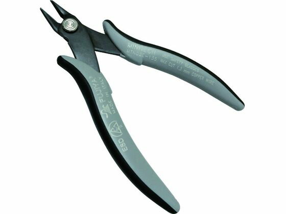 【お取り寄せ】フジ矢 ミニテックライトニッパ(静電グリップ)135mm MTN03E-135