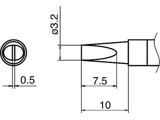 【仕様】●型番：T36-DL32●適合コテ：FN−1010●FN−1010用【備考】※メーカーの都合により、パッケージ・仕様等は予告なく変更になる場合がございます。【検索用キーワード】白光こて先3．2DL型　HAKKOコテサキ3．2DLガタ　白光半田鏝A　T36DL32　電子機器　はんだ用品　電気はんだこて　4962615052453　1639853　白光　こて先　3．2DL型　T36−DL32　EL8217