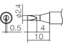 【お取り寄せ】白光 こて先 2.4D型 T12-D24