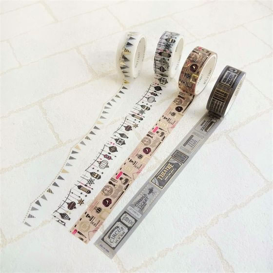 ワールドクラフト キラキラマスキングテープ Garland KRMT15-029