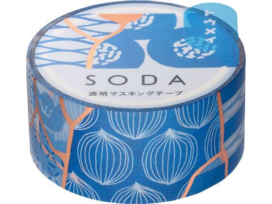 キングジム ソーダ 透明マステ トウキ CMTH20-006