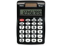 【お取り寄せ】アスカ ビジネス電卓ポケット ブラック C1009BK
