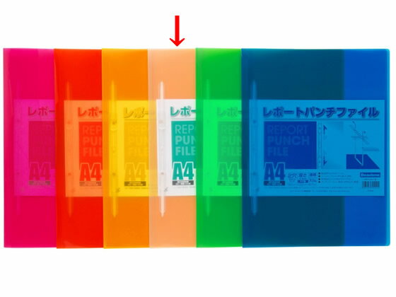 乐天商城 - ビュートン レポートパンチファイル A4タテ 100枚収容 クリヤー