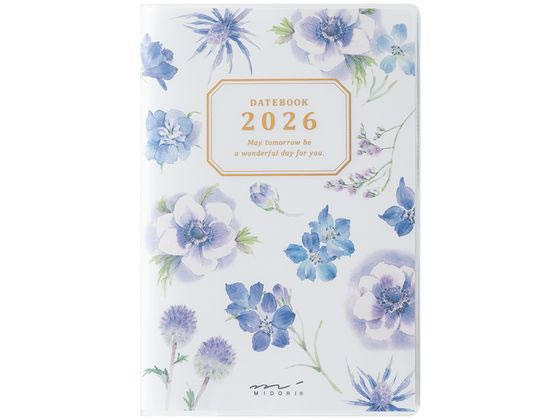 【お取り寄せ】ミドリ ポケットダイアリー ミニ 花柄 22358006