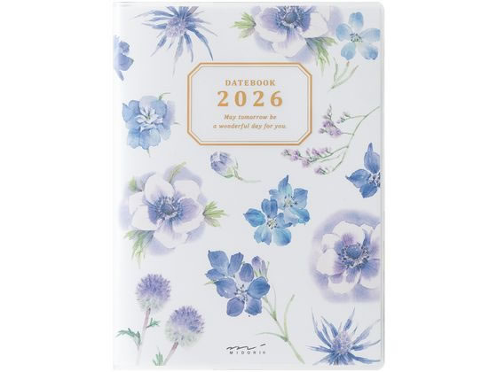 【お取り寄せ】ミドリ ポケットダイアリー A6 花柄 22368006