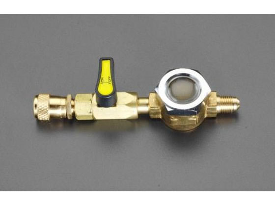 【お取り寄せ】エスコ F1／4×F1／4 バルブ付サイトグラス EA104AE