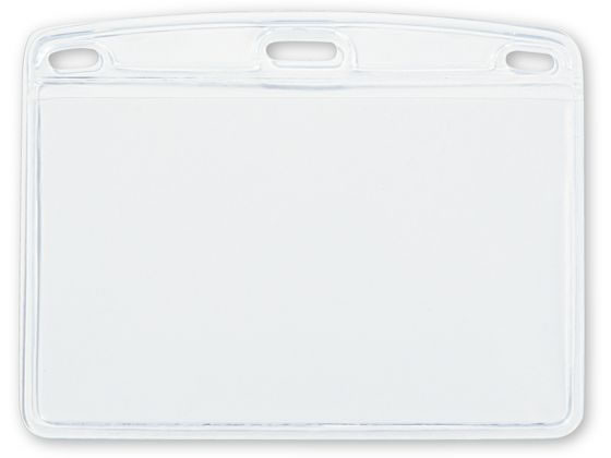 乐天商城 - オープン工業 名札用ケース ソフトヨコ名刺 10枚入 NX-112