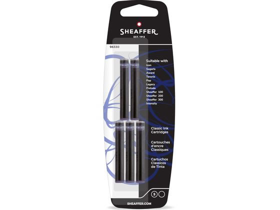 【お取り寄せ】シェーファー カートリッジインク ブラック 5本入 96330