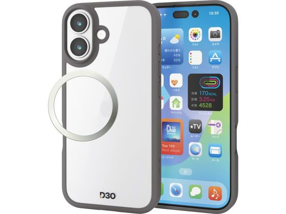 樂天商城 - 【お取り寄せ】エレコム iPhone17 ケース D3O グレー PM-A25AD3OFCCH