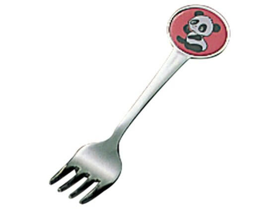 【お取り寄せ】高山工業 ステンレス お子様用カトラリー パンダ フォーク ピンク