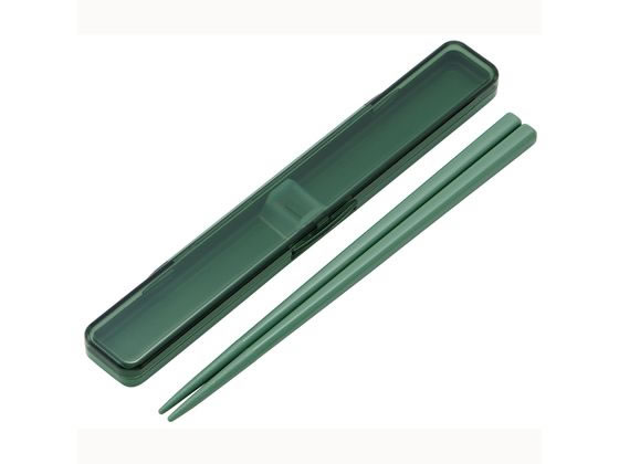 【お取り寄せ】スケーター 抗菌 音の鳴らない箸箱セット セージグリーン ABC3AG