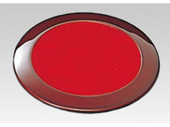 【お取り寄せ】EBM 和風 月見 コースター ウルミ 内赤 5321600