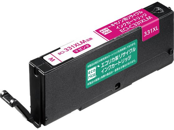 樂天商城 - エコリカ キヤノン用 リサイクルインク マゼンタ ECI-C331XLM