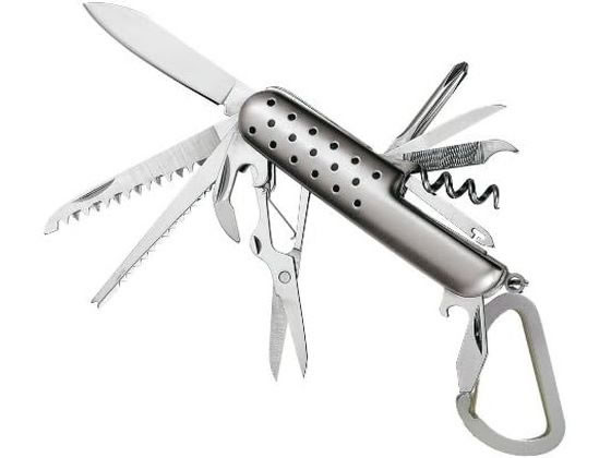 【お取り寄せ】中林製作所 カラビナ付ミニ14徳ツール K-12