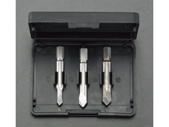 【仕様】●電気ドリルの低速左回転（30〜100rpm）で使用して下さい。●木ねじ：3．5〜6．2mm（長さ38mmまで）●シャンク：6．35mm（1／4”）●ドリル材質：HSS●ねじのヘッド部分が壊れた時の取り外しに使用下さい。【備考】※メーカーの都合により、パッケージ・仕様等は予告なく変更になる場合がございます。【検索用キーワード】エスコ　ESCO　えすこ　3．5−6．2mm　3本組木ねじエキストラクター（左回転）　木ねじエキストラクター3．5−6．2mm3本組　自動車　建設機械整備　産業機械サービス工具　スクリューエキストラクター　ナットツイストソケット　ブレーカー　作業用品　工具　作業用品　工具　切削工具　スクリューエキストラクター　スターター　EA584AA　4518340817524　E62224素早く簡単に壊れたボルトを抜き取れます