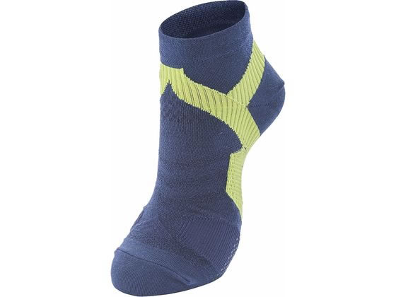 【お取り寄せ】phiten 足王 ソッキング 丸つま先 メンズ NB/YE 25〜27cm