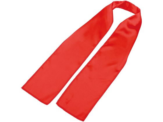 【お取り寄せ】アーテック ソフトサテン スカーフ 赤 18857