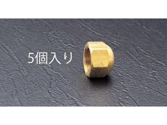 【お取り寄せ】エスコ フレアーシールキャップ 5個 F5／8" EA443SA-5B