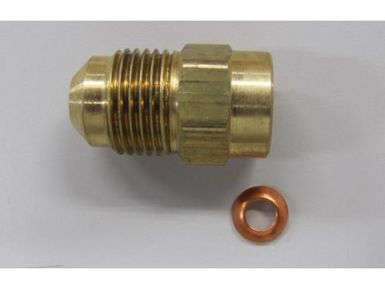 【お取り寄せ】エスコ フレアーアダプター 雌／雄 F3／8"×F1／2" EA443D-34