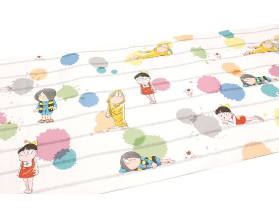 【お取り寄せ】カモ井 mt リメイクシート ゲゲゲの鬼太郎 お絵描きボーダー*ドット