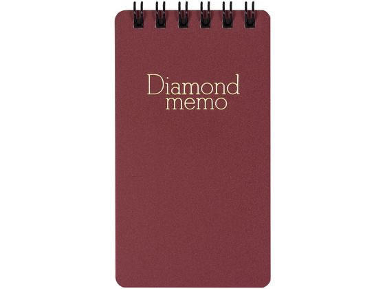 ミドリ ダイヤメモ S 5mm幅罫 赤 40枚 19001