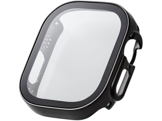 【お取り寄せ】エレコム アップルウォッチ Ultra2 49mm フルカバー ブラック